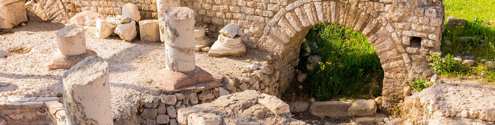 Photo des vestiges du Musée d'archeologie nice cimiez